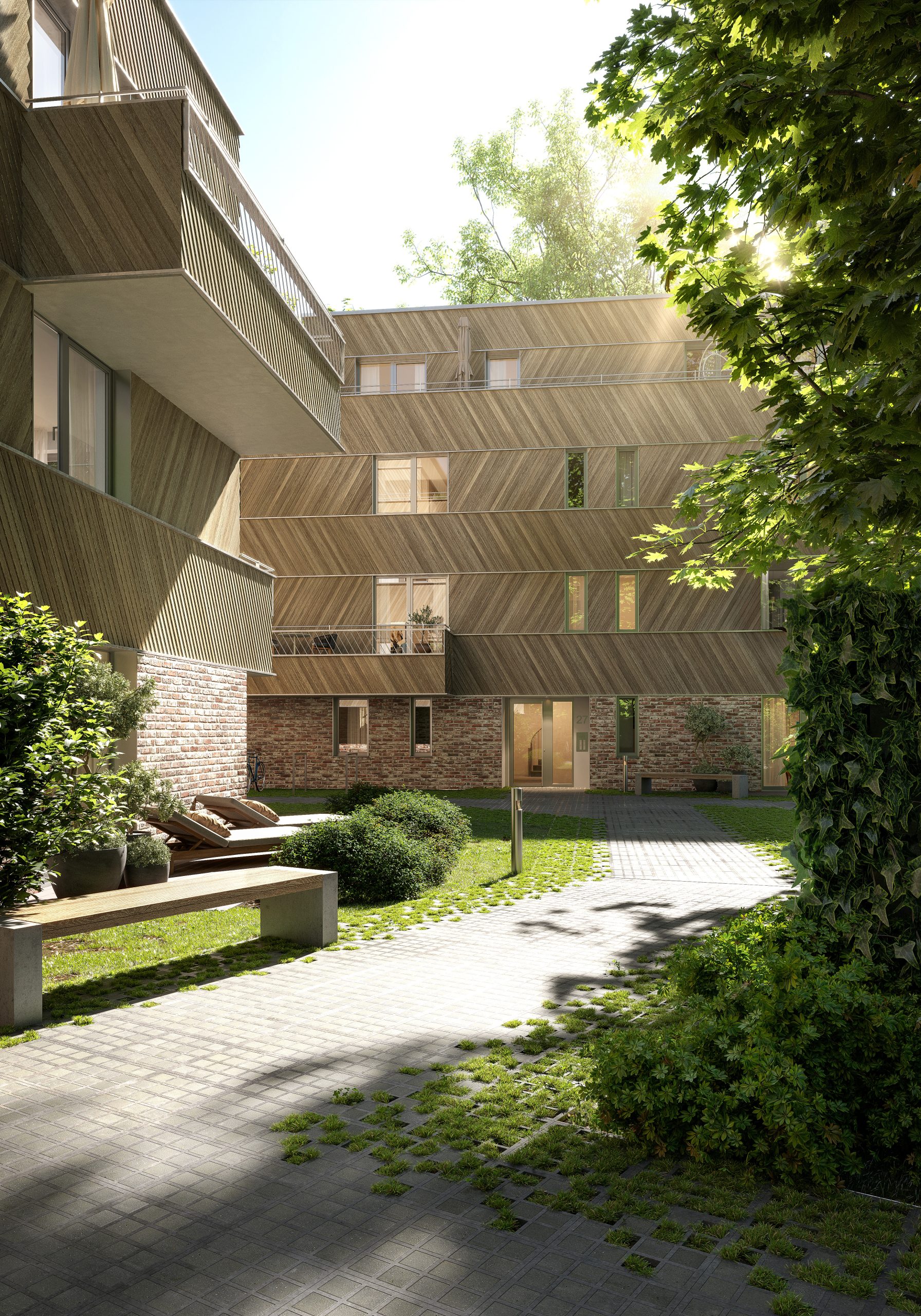 3D Visualisierung des Projekts Fleesensee von StudioFeldmann, 3D Visualiserungen aus Berlin.