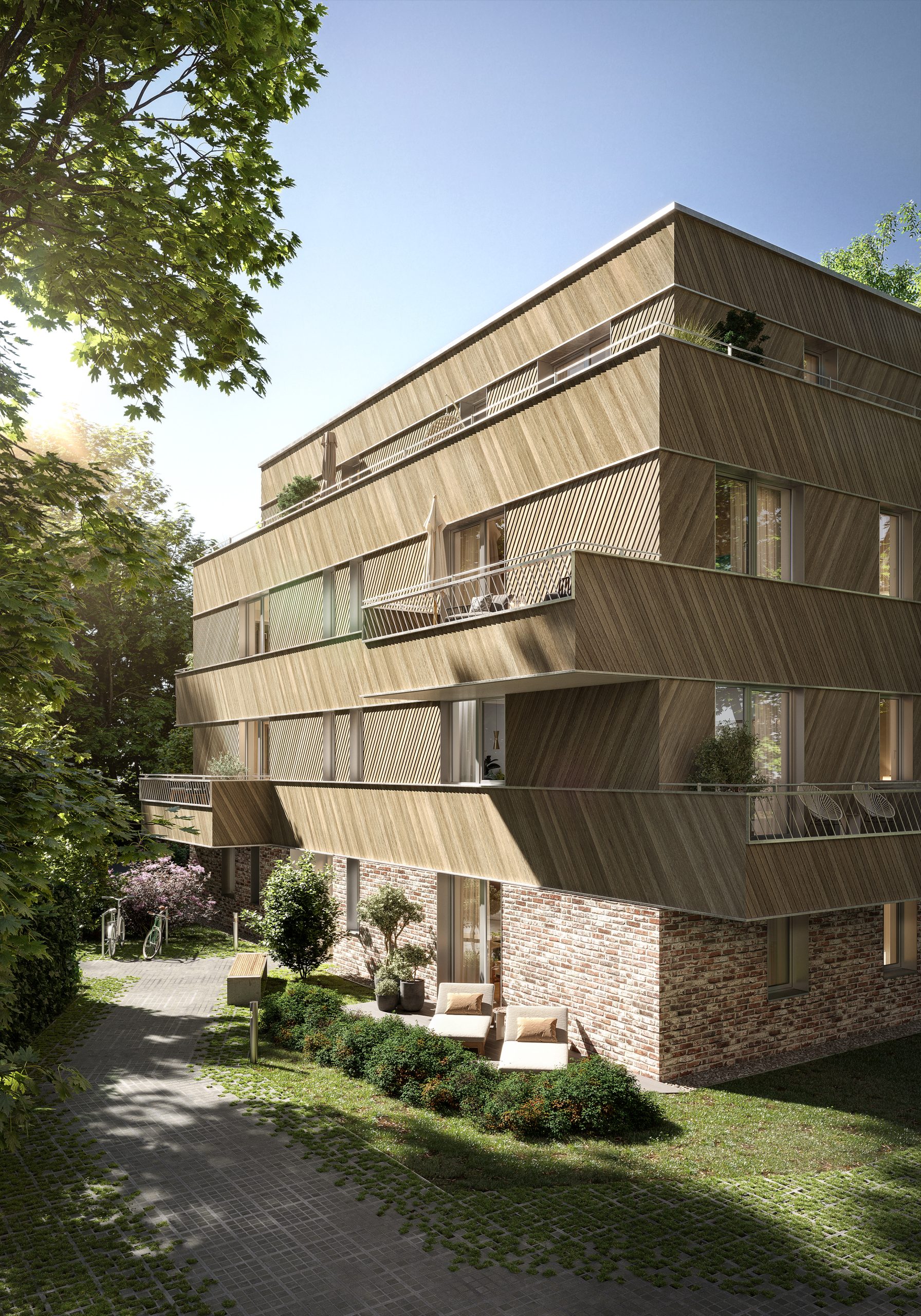 3D Visualisierung des Projekts Fleesensee von StudioFeldmann, 3D Visualiserungen aus Berlin.