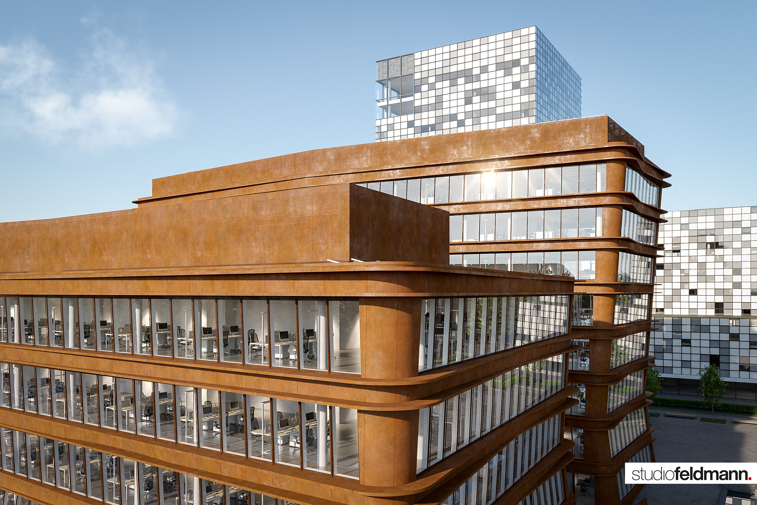 3D Visualisierung des Projekts Fleesensee von StudioFeldmann, 3D Visualiserungen aus Berlin.