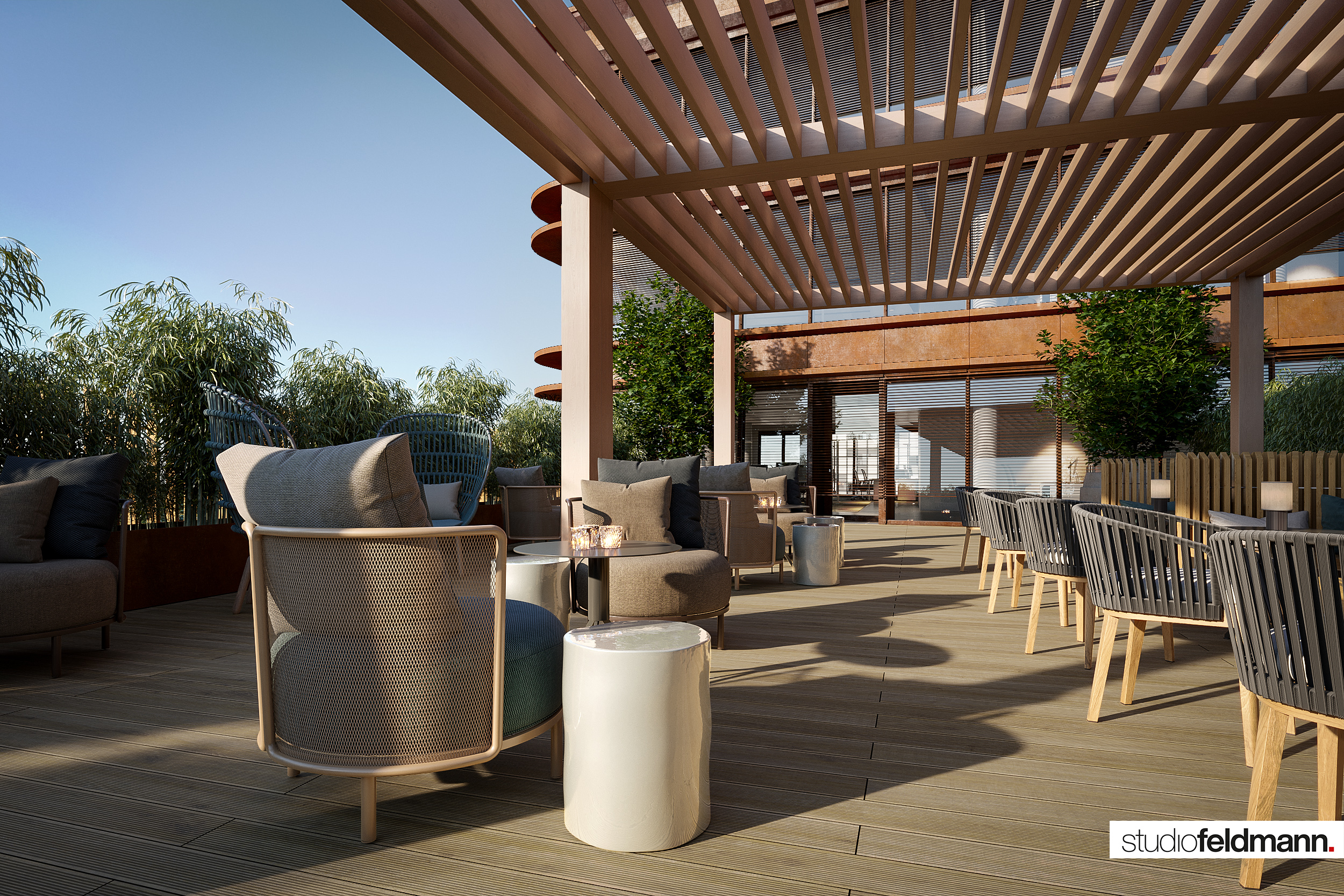 3D Visualisierung des Projekts Fleesensee von StudioFeldmann, 3D Visualiserungen aus Berlin.