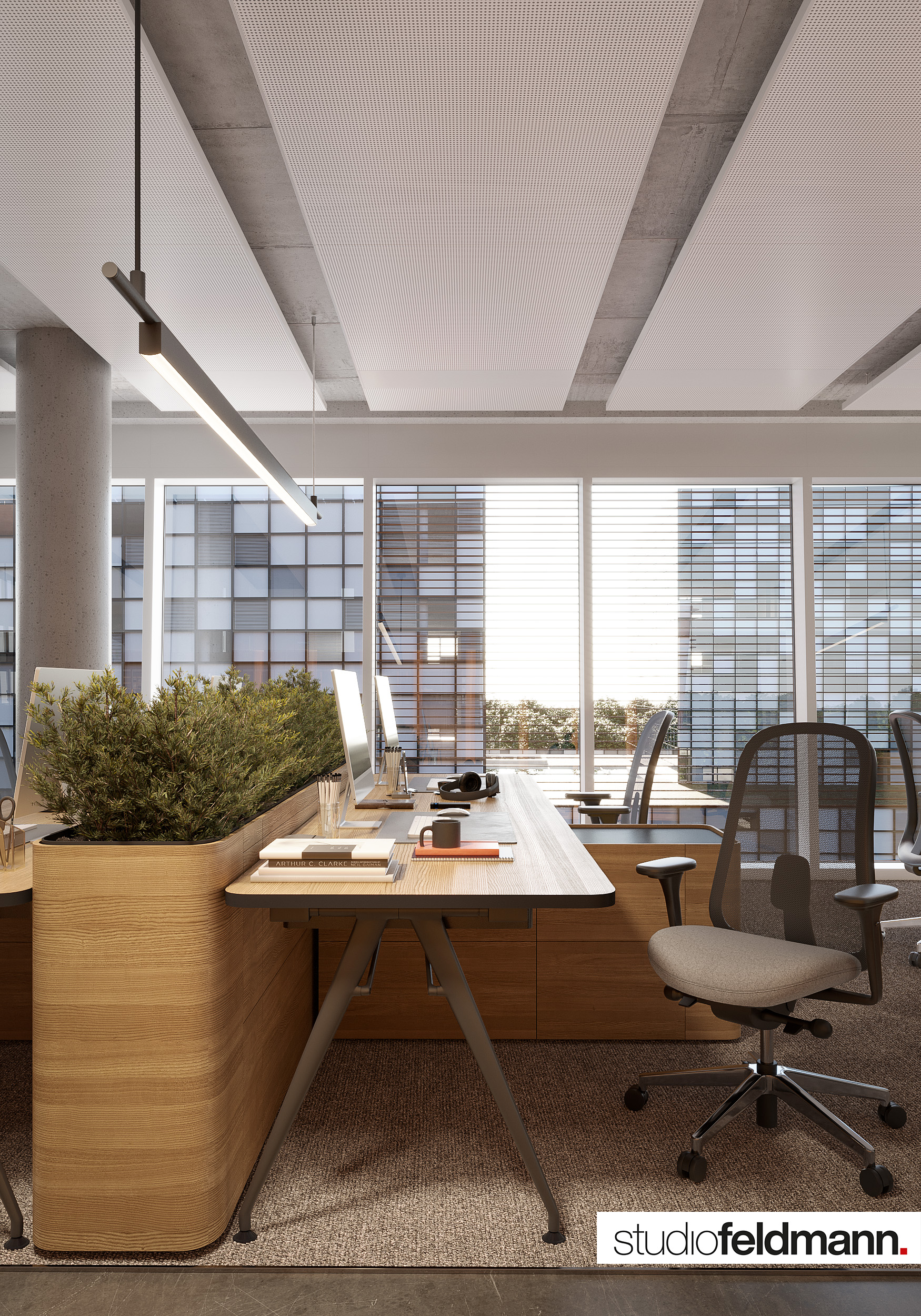 3D Visualisierung des Projekts Fleesensee von StudioFeldmann, 3D Visualiserungen aus Berlin.