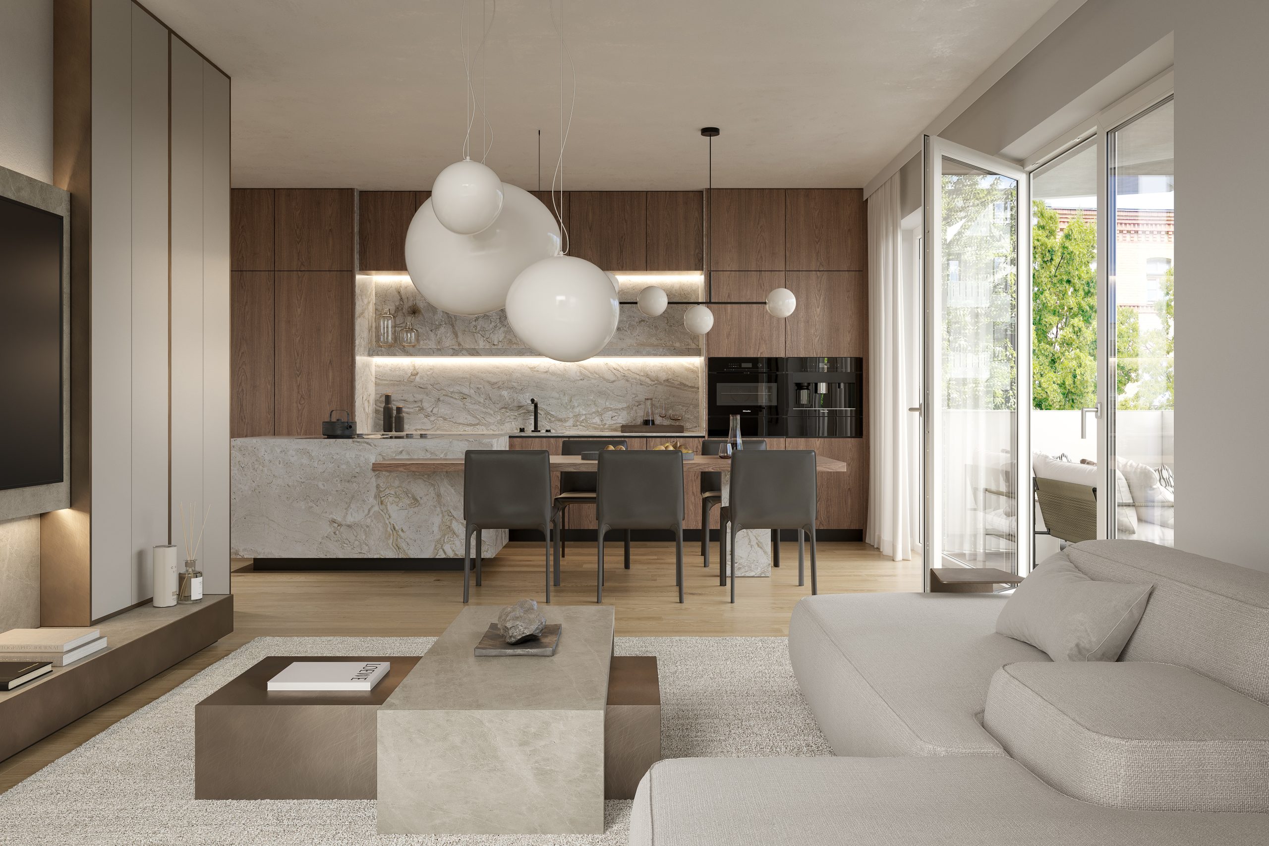 3D Visualisierung des Projekts Fleesensee von StudioFeldmann, 3D Visualiserungen aus Berlin.